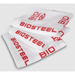 BIOSTEEL ručník White/Red