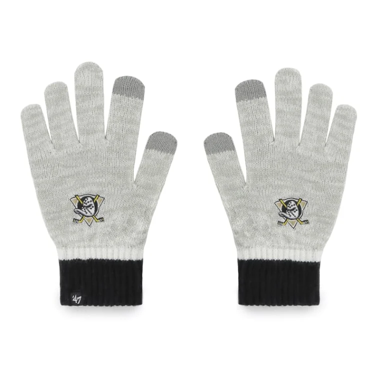 47 BRAND pletené rukavice NHL Anaheim Ducks Deep Zone ’47