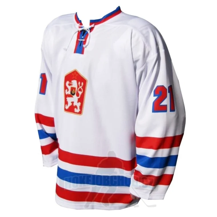 MERCO dres replika ČSSR 1976 retro bílý brankářský
