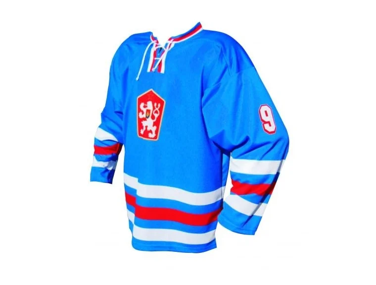 MERCO dres replika ČSSR 1976 retro modrý brankářský