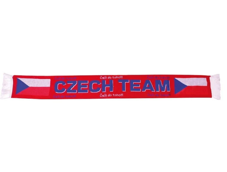 SPORTTEAM šála pletená ČR 3