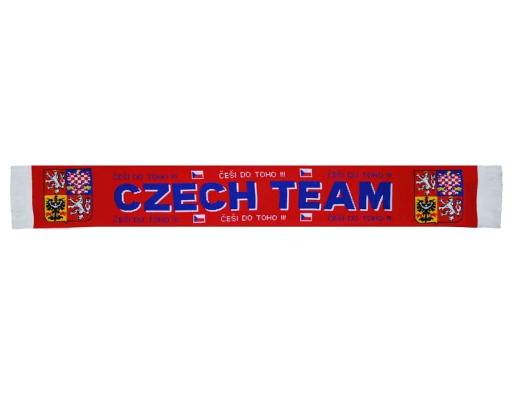 SPORTTEAM šála pletená ČR 4