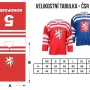 MERCO dres replika ČSR 1947 retro červený #3